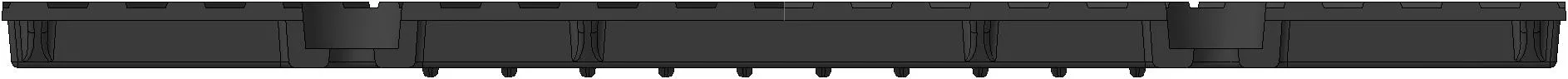 Решетка чугунная щелевая SteePro DN100, кл. D400