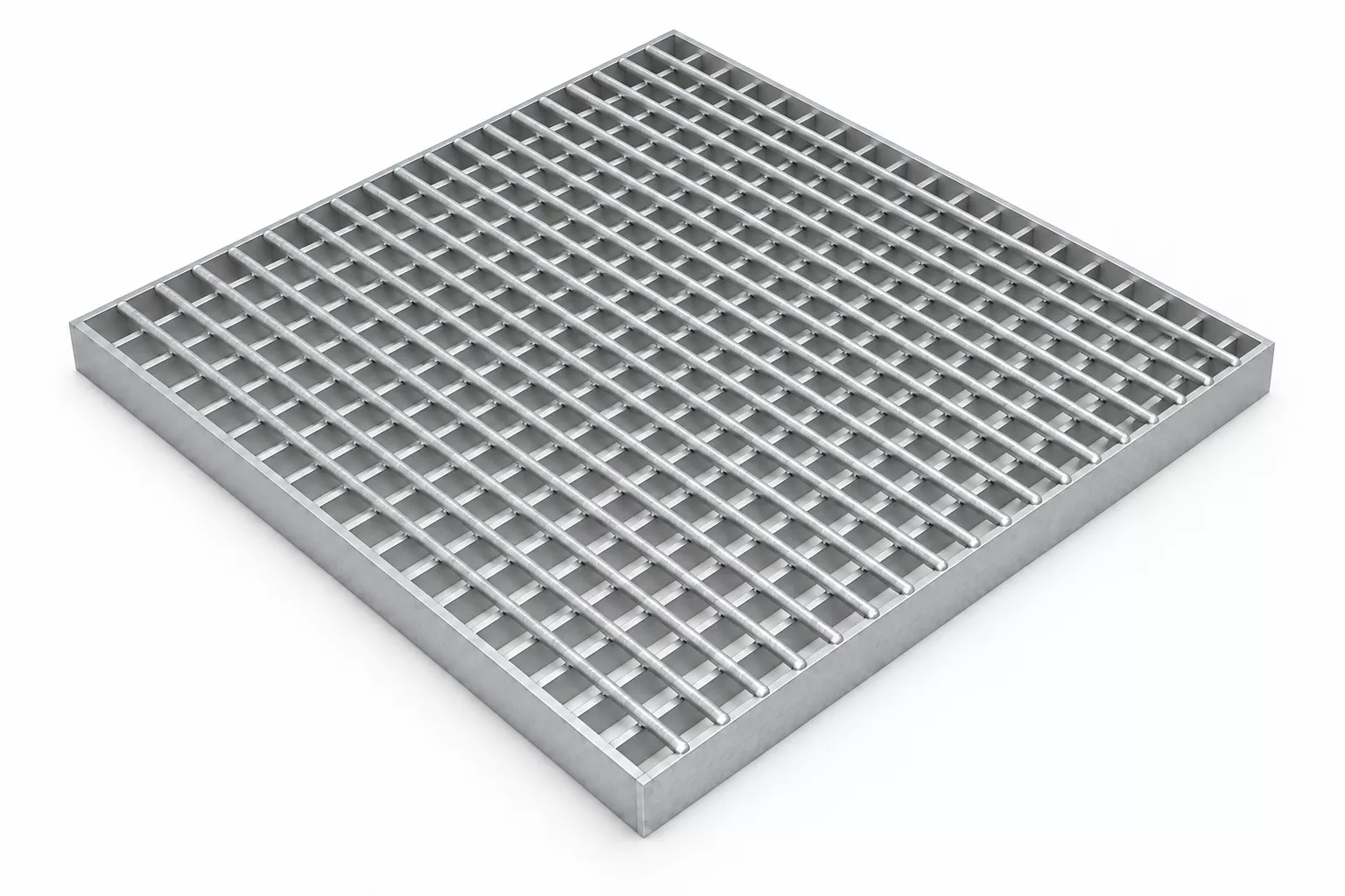 Решетчатый настил SP 34×38/40×2 ZN 1000×1000 мм