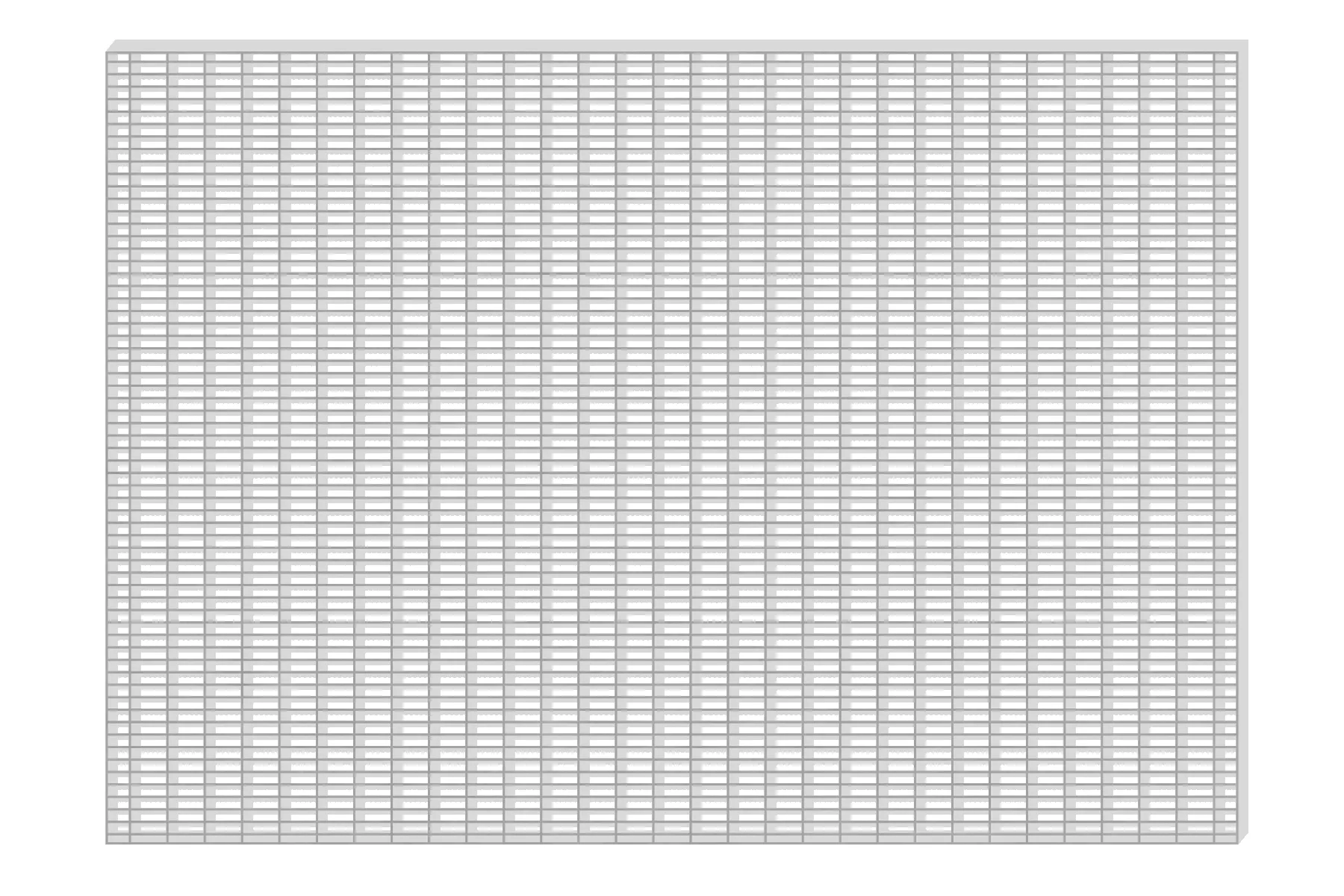 Прессованный решетчатый настил 700х1000 мм, ячейка 33х11 мм, несущая полоса 30х2 мм