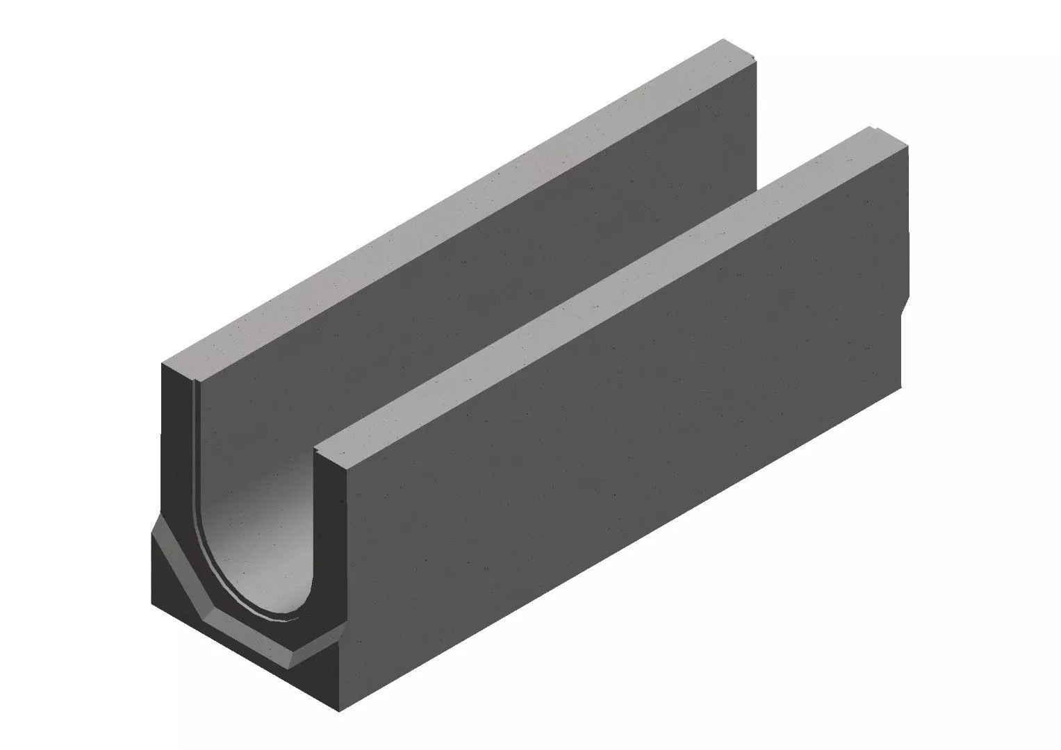 Лоток водоотводный бетонный SteePlus M DN200 H330