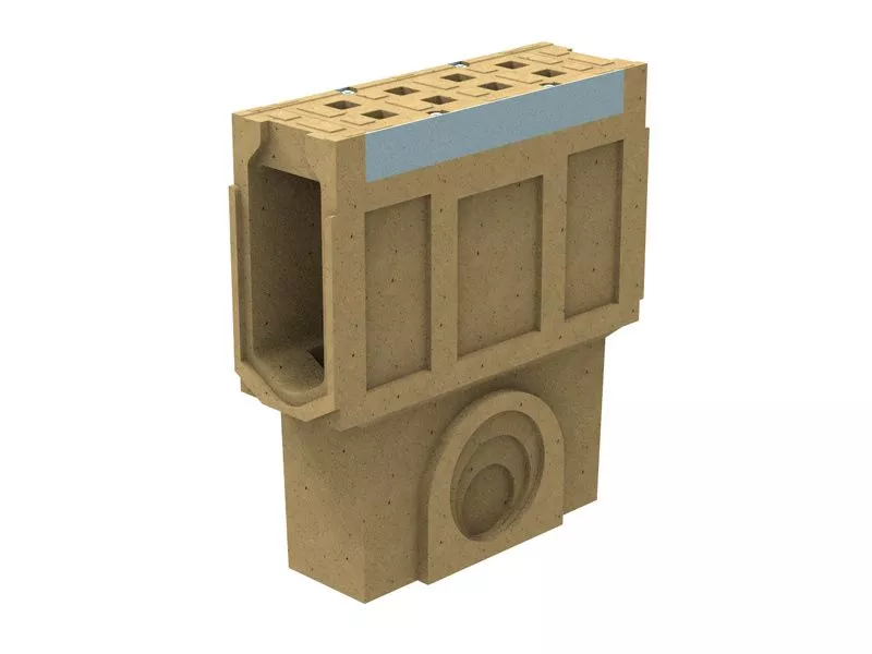Пескоуловитель полимербетонный SteeBlock DN150 H620, кл. E600 (для H410)