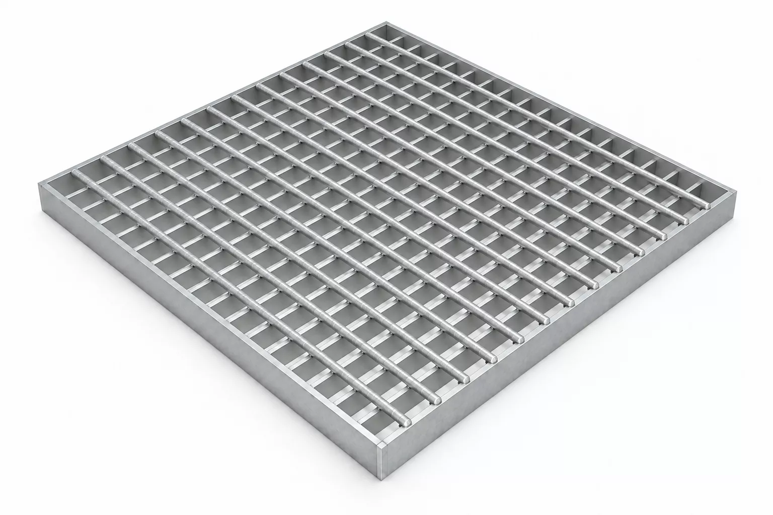 Решетчатый настил SP 34×76/30×3 ZN 1000×1000 мм