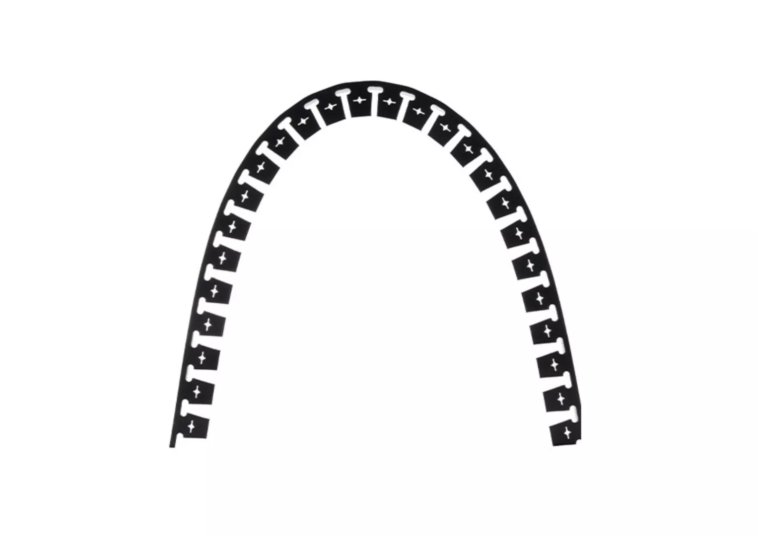 Бордюр пластиковый L=2000 H80 мм
