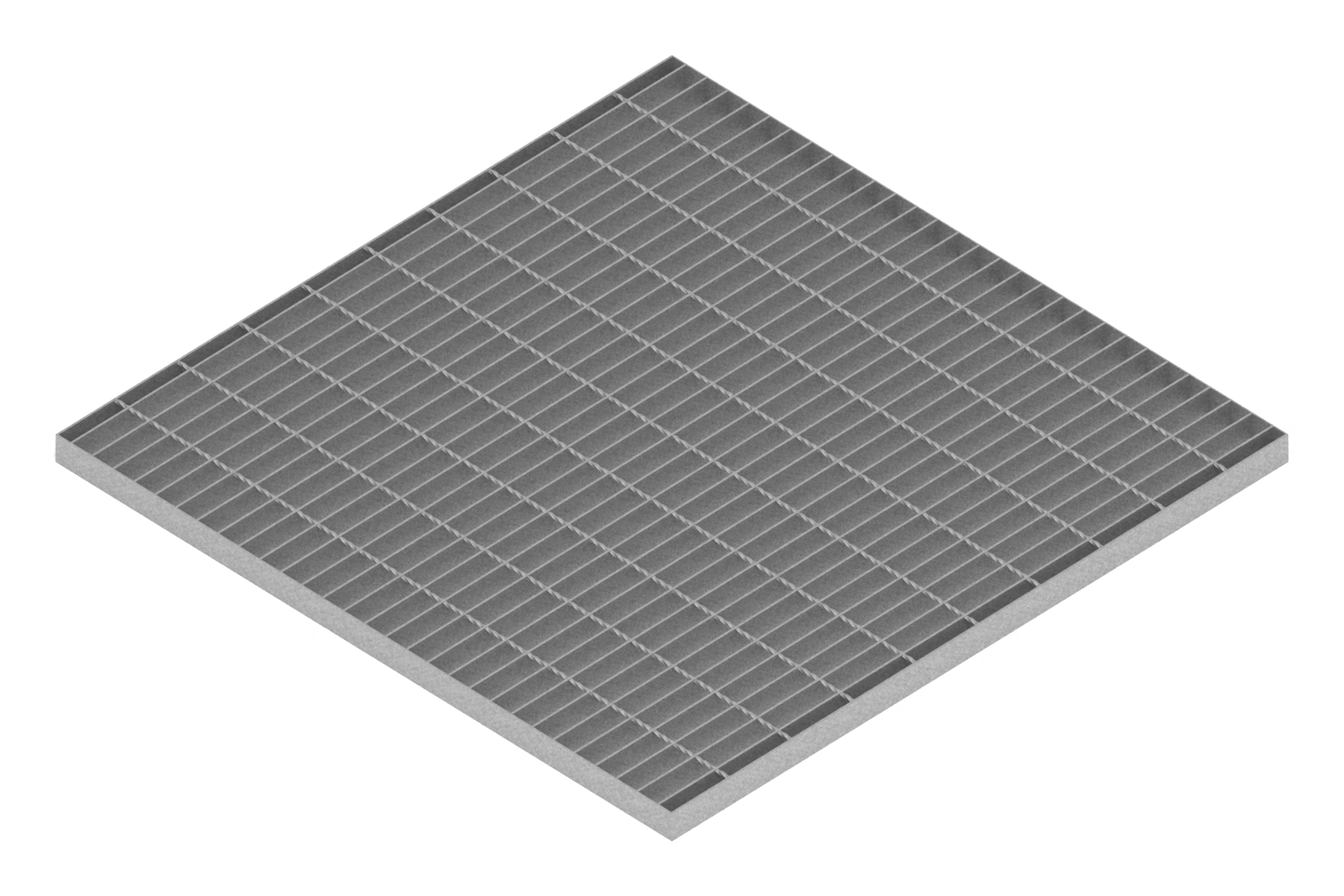 Решетчатый настил SP 34×101/40×3 ZN 1000×1000 мм