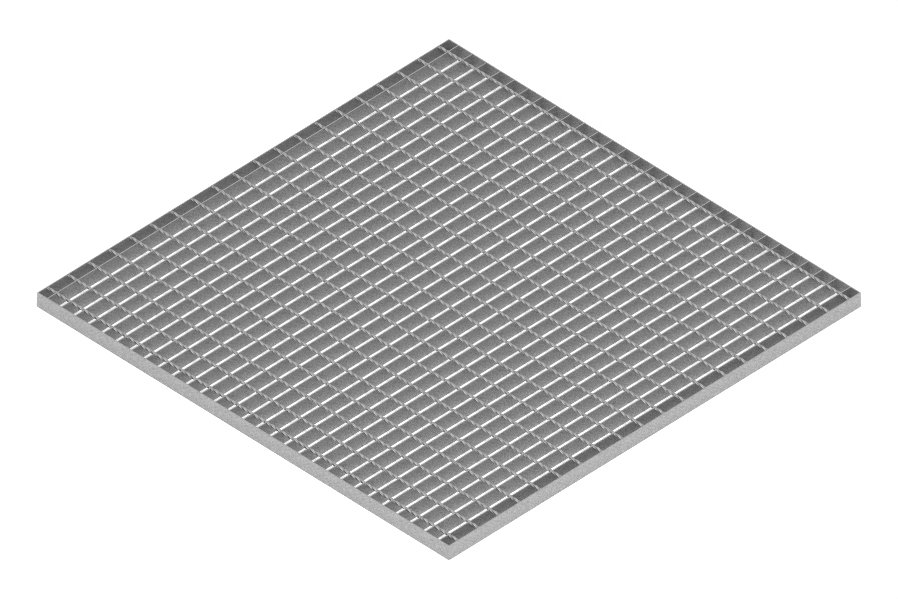 Решетчатый настил SP 34×50/30×2 ZN 1000×1000 мм