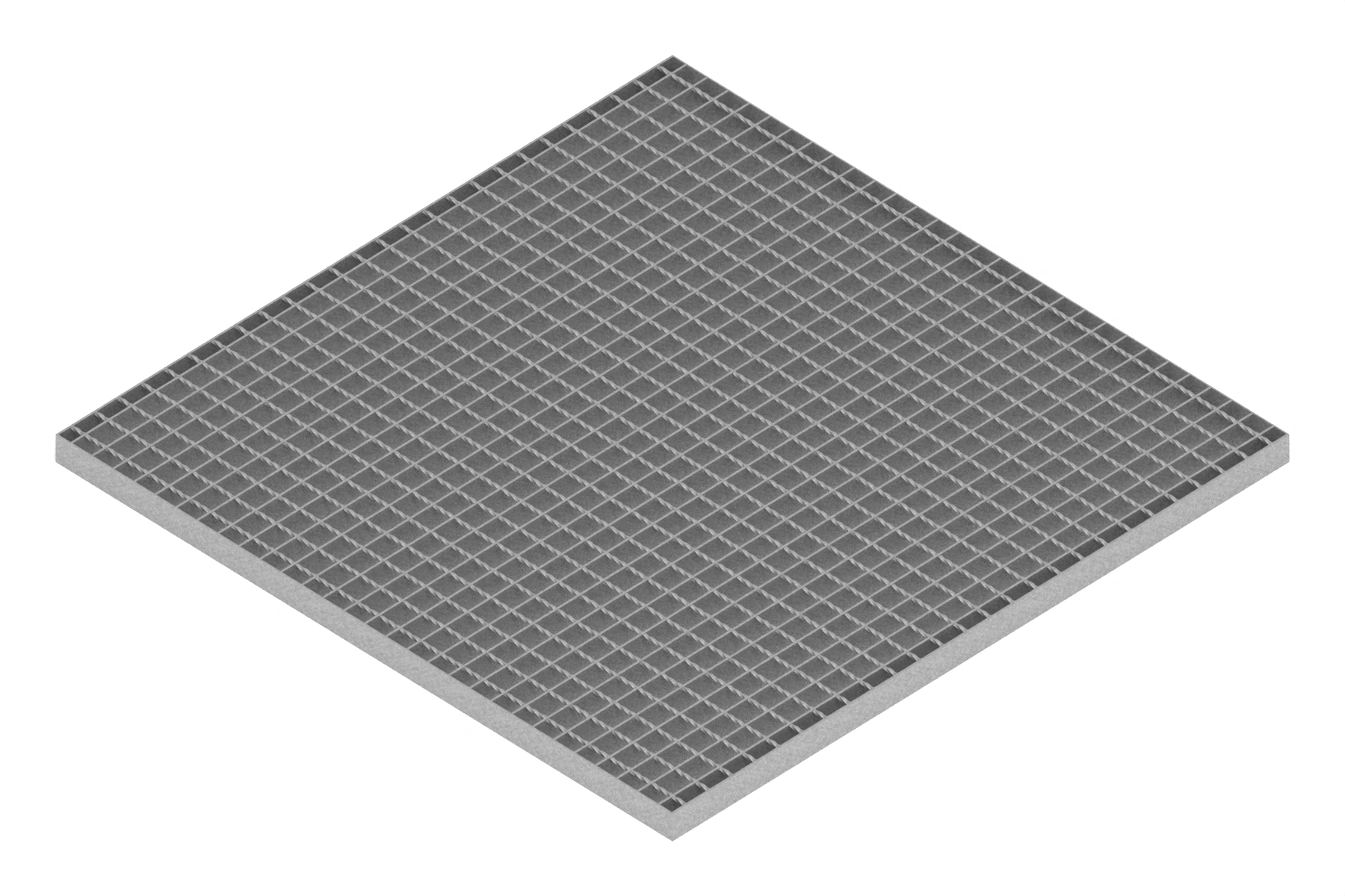 Решетчатый настил SP 34×38/40×3 ZN 1000×1000 мм