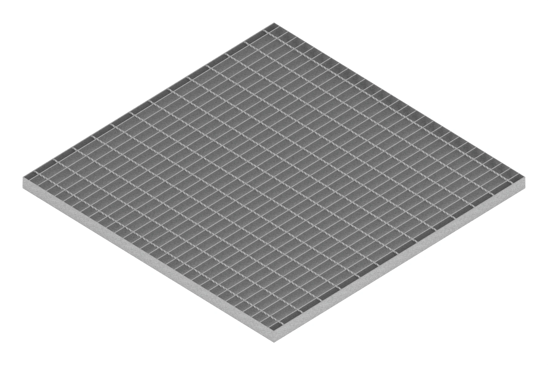Решетчатый настил SP 34×76/40×3 ZN 1000×1000 мм