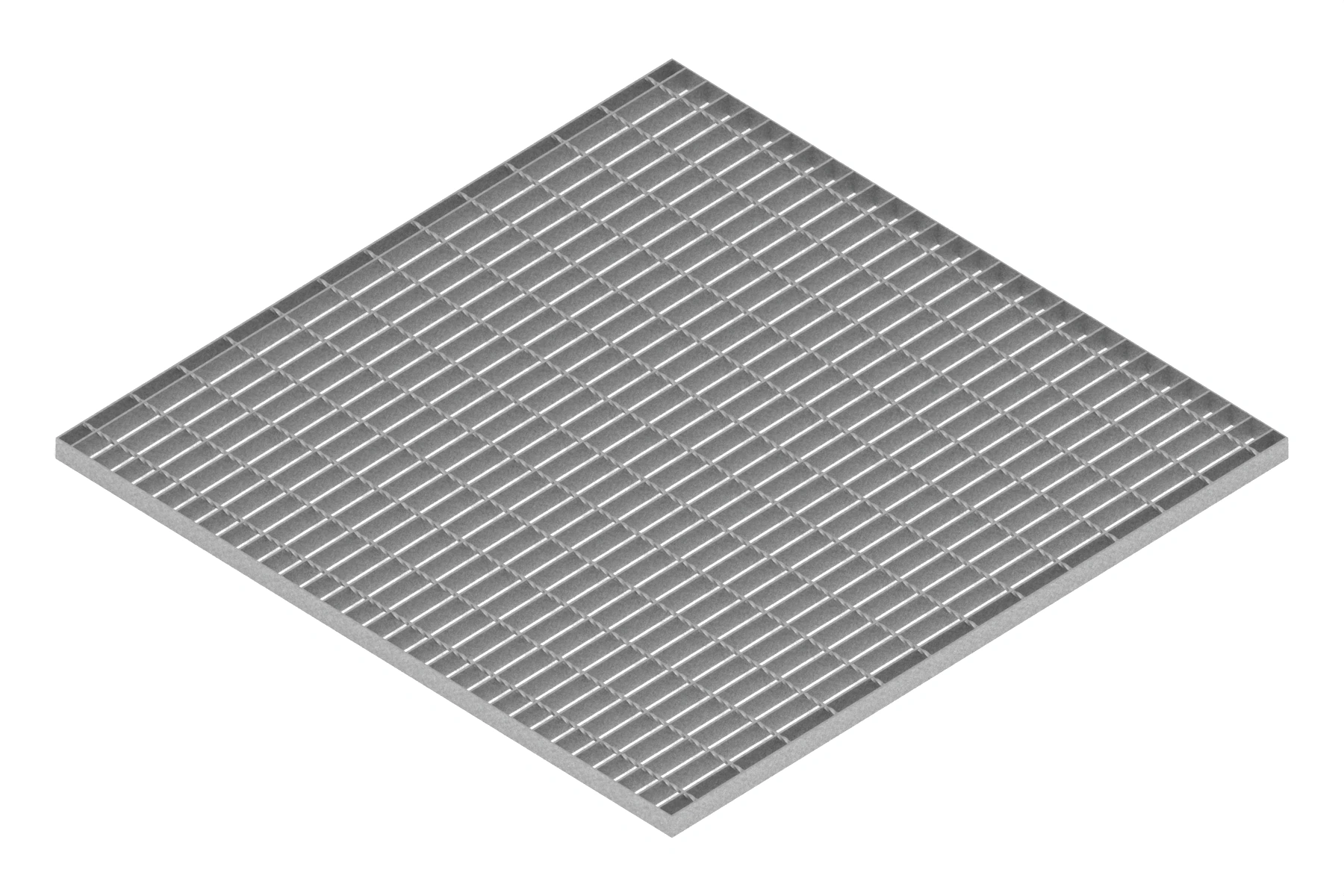 Решетчатый настил SP 34×76/30×3 ZN 1000×1000 мм
